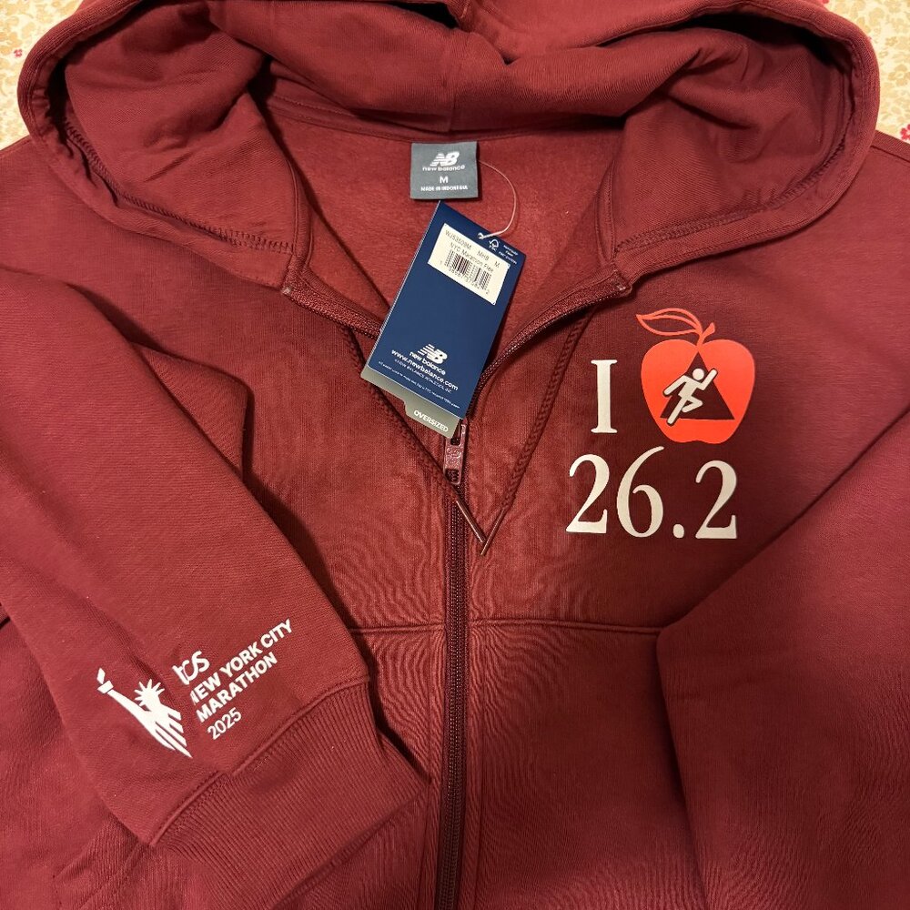 NYC Marathon Fleece Jacket (2025) NWT Size M